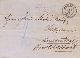 Poland. COVER. (1839ca). Set Of Two Letters Circulated In Poland Between 1839 And 1865 From SANDEC (NOWY SAEZ) And BRESL - Otros & Sin Clasificación