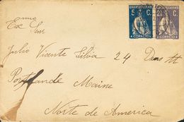 Portugal. COVER. (1917ca). Set Of Five Letters With Different Frankings Of Cape Verde Circulated Between 1917 And 1923 A - Sonstige & Ohne Zuordnung