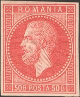Romania. (*)Yv 36/42. 1872. Complete Set. IMPERFORATED. VERY FINE AND RARE. (Michel 36 / 42U, 600 Euros). -- Rumanía. (* - Otros & Sin Clasificación
