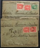 Argentina. SOBRE. (1888ca). Interesante Conjunto De Veinte Cartas Con Origen En TUCUMAN Y BUENOS AIRES, Dirigidas A SAN  - Other & Unclassified