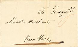 Cuba. SOBRE. 1817. LA HABANA A NUEVA YORK (U.S.A.). Encaminada Privadamente Hasta Estados Unidos Y Presumiblemente Depos - Other & Unclassified