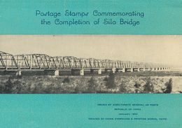 Formosa. **Yv 165/68. 1954. Complete Set Imperforated, United In Little Souvenir Sheet. Commemorative Booklet Of "Silo B - Autres & Non Classés