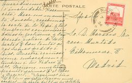 Palestine. COVERYv 69A. 1934. 8 M Red. Illustrated Postcard From NAZARETH To MADRID. Postmark NAZARETH And On The Back A - Altri & Non Classificati