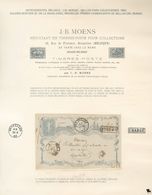 Lots And Collections. COVER. (1863ca). Spectacular Collection Mounted On Exhibition Sheets Of HISTORY OF THE UNIVERSAL P - Autres & Non Classés