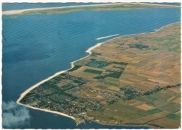 Föhr - Luftbild 1   Links Unten Wyk Im Hintergrund Die Insel Amrum - Föhr