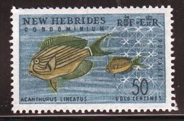 New Hebrides Condominium 1963 Single 50c Stamp From The Definitive Set. - Unused Stamps