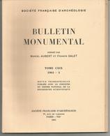 Société Française D'archéologie BULLETIN MONUMENTAL Tome CXIX- 1961 - 1  (119 E Année) - Percevan