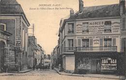 91-DOURDAN- ENTREE DE L'HÔTEL -DIEU ET RUE SAINT-PIERRE - Dourdan