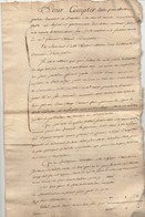 Manuscrit Acte Maison Ménard Lloué à Chanoine De Garge Beauvais Mémoire Des Ouvrages Reçus 1772 à 1775 (12 Docs) - Seals Of Generality