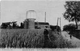 95-LOUVRES- LA PRISE D'EAU ET LE BOULEVARE DE LA GARE - Louvres