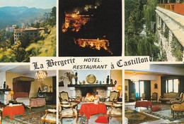 Hotel - Restaurant - La Bergerie : CASTILLON - Alpes Maritimes : Multivues ( Grand Format ) - Alberghi & Ristoranti
