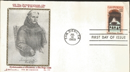 J) 1969 UNITED STATES, 200TH ANNIVERSARY OF THE FOUNDATION OF SAN DIEGO CALIFORNIA, FDC - Otros & Sin Clasificación