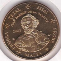 Malte. 50 Cents 2003. Specimen. Essai Probe - Other & Unclassified