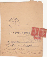 CARTE-LETTRE / 1916 - Tarjetas Cartas