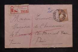 AUSTRALIE - Enveloppe En Recommandé De Perth Pour Paris En 1927 , Affranchissement Plaisant - L 34253 - Briefe U. Dokumente