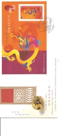 Hong-Kong- Année Du Dragon ( FDc De 2000 Avec BF  à Voir) - Brieven En Documenten