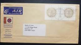 O) 2004 NEW ZEALAND, FURRY KIWI BIRD - STAMP ODD SHAPE, MOWBRAY, INTERNATIONAL AIRMAIL-NEW ZEALAND POST, TO USA - Covers & Documents