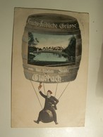 Aa009 Feucht  Fröhliche Grüsse Aus Der Fidelen Stadt    Gladbach  1906 - Nienburg