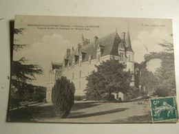 Aa009  VOUNEUIL SUR VIENNE  Chateau De Chitre 1912 - Vouneuil Sur Vienne