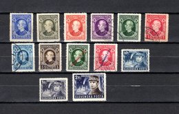 Eslovaquia   1939  .-  Y&T  Nº   22/29-30/31-32-34/35 - Used Stamps