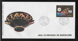 Thème Natation  - Jeux Olympiques - Sports - Enveloppe - Natación