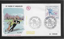 Thème Patinage Artistique  - Jeux Olympiques - Sports - Enveloppe - Pattinaggio Artistico