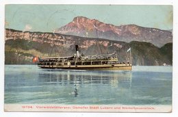 1907---bateau  STADT LUZERN  ..........à Saisir - Transbordadores