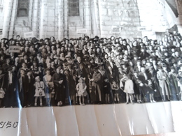 Photo Panoramique Ligue D Action Catholique De La Bigorre 1950 à  Lourdes,photo Viron - Anonyme Personen