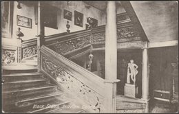 Black Stairs, Durham Castle, Durham, 1910 - Valentine's Postcard - Durham City