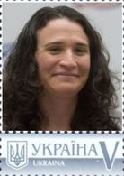 Ukraine 2018, Space, USA Woman Astronaut Serena Maria Auñón-Chancellor, 1v - Ucrania