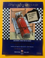10500 - Juan Manuel Fangio Sort Du Circuit  De La Série La Mémoire Du Temps 1995 Humagne Rouge Dessin Giardino - Art