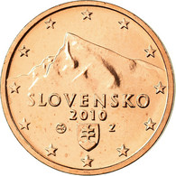 Slovaquie, 2 Euro Cent, 2010, SPL, Copper Plated Steel, KM:96 - Slowakije