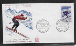 Thème Ski - Jeux Olympiques - Sports - Enveloppe - Skiing