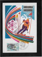 Thème Ski - Jeux Olympiques - Sports - Carte Maximum - Skisport