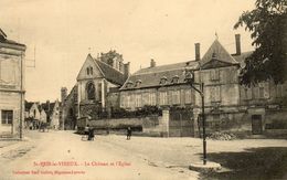 - St BRIS Le Vineux - Château Et Eglise  (animée)  -4561- - Saint Bris Le Vineux