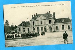 21 - Côte D'Or - Chatillon Sur Seine - Arrivée De La Colonie Scolaire Du Xème Arrondissement De Paris (0097) - Chatillon Sur Seine