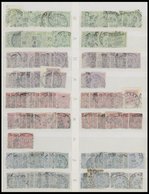 WÜRTTEMBERG Aus 44-62 O,BrfStk , 1875-1900, Dublettenpartie Neue Währung Von Ca. 500 Werten, Fundgrube! - Autres & Non Classés