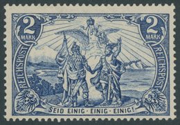 Dt. Reich 64I *, 1900, 2 M. Reichspost, Type I, Falzrest, Pracht, Mi. 140.- - Sonstige & Ohne Zuordnung