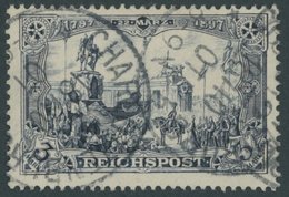 Dt. Reich 65I O, 1900, 3 M. Reichspost, Type I, Kabinett, Mi. (60.-) - Autres & Non Classés