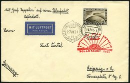 Dt. Reich 458 BRIEF, 1931, 4 RM Polarfahrt Auf Polarfahrtbrief Bis Malygin, Pracht - Used Stamps