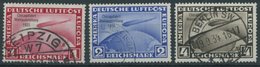 Dt. Reich 496-98 O, 1933, Chicagofahrt, Teils Kleine Zahnmängel, Satz Feinst, Gepr. Bühler/Schlegel, Mi. 1000.- - Andere & Zonder Classificatie