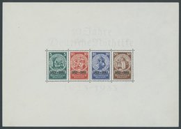 Dt. Reich Bl. 2 **, 1933, Block Nothilfe, Originalgröße, Postfrisch, Pracht, Signiert Schlegel Und Fotoattest H.G. Schle - Otros & Sin Clasificación