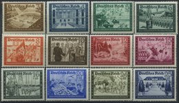 Dt. Reich 702-13 **, 1939, Kameradschaft, Prachtsatz, Mi. 85.- - Altri & Non Classificati