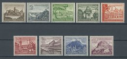 Dt. Reich 730-38 **, 1939, Bauwerke, Postfrischer Prachtsatz, Mi. 60.- - Altri & Non Classificati