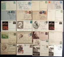 GANZSACHEN 1900-1940, 21 Fast Nur Verschiedene Karten, Meist Pracht - Autres & Non Classés
