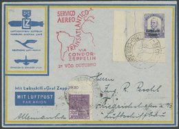 ZEPPELINPOST 196 BRIEF, 1932, 9. Südamerikafahrt, Brasil-Post, Prachtbrief - Posta Aerea & Zeppelin