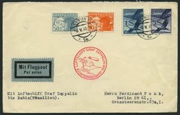 ZULEITUNGSPOST 57D BRIEF, Österreich: 1930, Südamerikafahrt, Bis Bahia, Prachtbrief - Airmail & Zeppelin