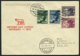 ZULEITUNGSPOST 207Ba BRIEF, Österreich: 1933, Italienfahrt, Postabgabe Rom, Brief Leicht Gefaltet Sonst Pracht - Airmail & Zeppelin