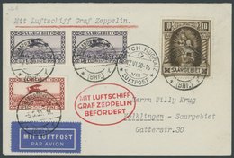 ZULEITUNGSPOST 66A BRIEF, Saargebiet: 1930, Schweizfahrt, Ab Saarbrücken 5.5.1930, Fahrt War Für Den 6.5.1930 Geplant, F - Airmail & Zeppelin