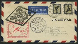 DO-X LUFTPOST 7.b. BRIEF, 13.11.1930, Aufgabe Friedrichshafen, Via Rio Nach Nordamerika, Mit Seltener Mehrfachfrankatur  - Briefe U. Dokumente